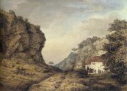 Samuel Hieronymous Grimm Cresswell Crags painting